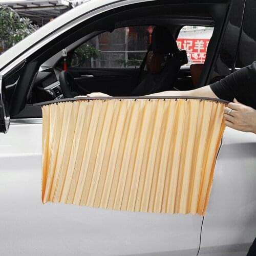 2pcs Universal Sunshade Car Curtain Car Side Window Sunshade Curtains Car-Styling Auto Windows Curtain Sun Visor Blinds Cover