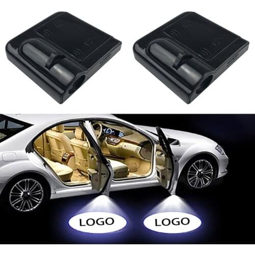 2Pcs Wireless Led Welcome Light Car Door Laser Projector Logo Emblem Lamp Ghost Shadow Night Lights Accessories Ornaments