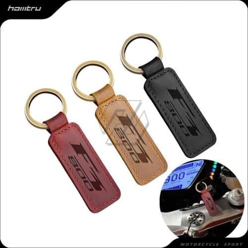 Motorcycle Keychain Motocross Cowhide Key Ring Fits for MV August F3 800 Motorbike