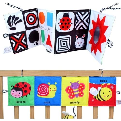 New Around Multi-touch Educational Toys Infant Double Colorful Newborn Bed Bumper Baby Book Early Learning Baby Toys 0 12 Months