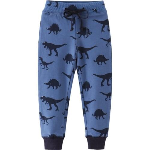 Funnygame Kids Long Pants with Monsters Printed Autumn Spring Boys Girls Sweatpants Hot Selling Children Long Pants Baby Clothes