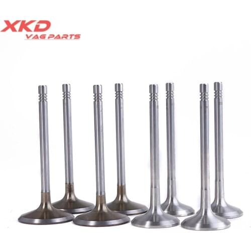 Engine Intake Exhaust Valves Kit Fit For V-W Je-tta Golf Beetl-e Passat AU-DI A3 A4 SEAT 1.6 8V 06B 109 601 D 06B 109 611 C