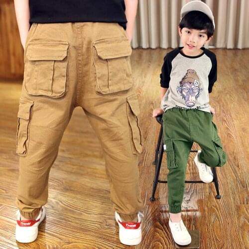 New Fall Spring Kids Pants Girls Boy Pants Children Kids Denim Pants for Boys Kids Baby Girl Denim Pant Teenage Boys Clothing