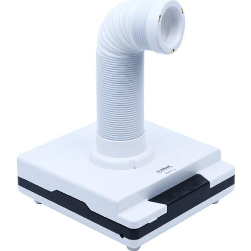 Professional Nail Art Dust Collector 60W Powerful Dust Collector Retractable Elbow Design Fan Nail Vacuum Cleaner