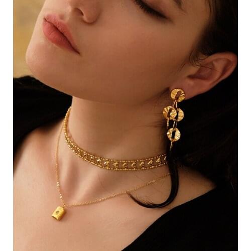 Ear Drop Long Tassel Earrings for Women 2021 Simple Earring Ear Line Fashion Jewelry Gift Dropshipping korean fashion luxury