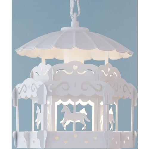 Nordic Cartoon Hut Merry Pendant Lights for Living Room Bedroom Childrens Room Princess House Kids Room Light Baby Lamp Loft