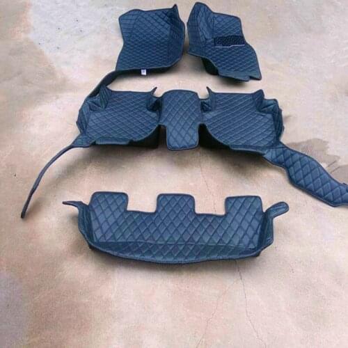 Custom special car floor mats for Right Hand Drive Toyota 4 Runner 7 seats 2019-2010 waterproof car carpets for 4Runner 2016