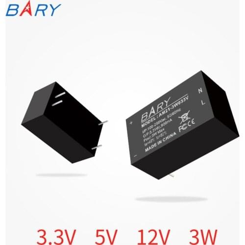 AC-DC Buck Module Switch Power Supply Module 110V~ 220V To 3.3V 5V 9V 12V 24V 3W Isolated Module Industrial control AM21-3W