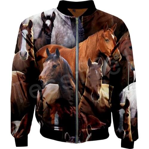 Tessffel Unisex Animal Love Horse Stronger Horse Tracksuit Casual Hot Style Men/Women 3DPrint Hoodies/Hoodie/Bomber Jackets s10
