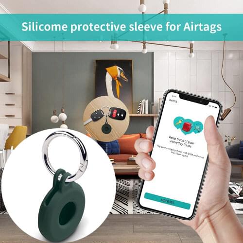 Protection Case For AirTag Leather Protective Sleeve Anti-scratch Cover Protector Shell For Air Tags Locator Tracker Accessories