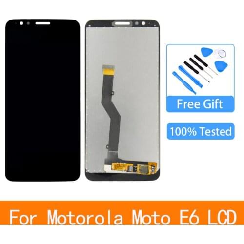For motorola Moto E6 LCD Display With Touch Screen Glass Sensor Digitizer Assembly