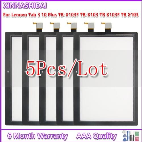 5PCS/Touch For Lenovo Tab 3 10 Plus TB-X103F TB-X103 TB X103F TB X103 Touch Screen Panel Touch screen Digitizer Assembly