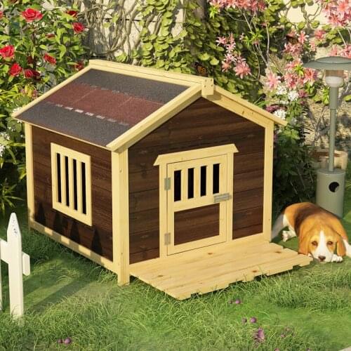 Large Kennel, Rain And Sun Protection, Large Space For Ventilation, Universal Dog House For All Seasons Indoors And Outdoors