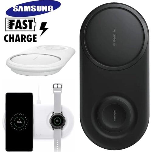 Samsung EP-P5200 2in1 Fast Wireless Charger Duo Pad for Galaxy s8/s9/S10/s20/S21 NOTE 20/10 Watch S2/3 Watch Wireless charger