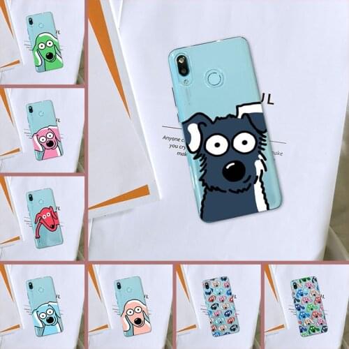 Soft Phone Case Silicone For Huawei Nova 2i 2 Lite Plus 3 3I 3E 4 4E 5 Cute Dog Puppy Back Cover For Huawei Nova Smart Lite 2017