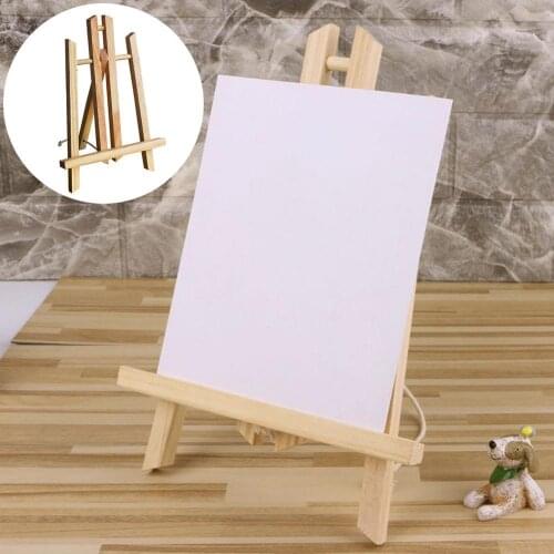Wooden Artist Easel Advertisement Exhibition Display Shelf Holder Painting Stand Display Studio Paint Folding Oil Painting Frame