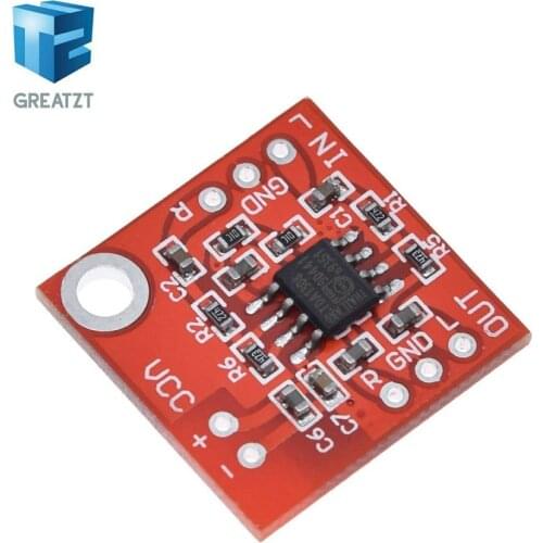 GREATZT Stereo TDA1308 Headphone Amplifier Board Headset Amp Preamplifier Board Module 3V-6V For arduino diy Red