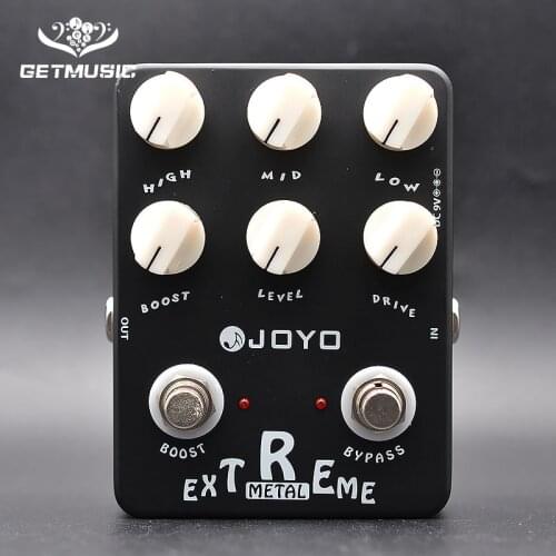 JOYO Guitar Effect Pedal Sound Box Extreme Metal (Amplifier Simulator) -JF-17 + One MOOER PC-Z Pedal Connector and One Cover Cap