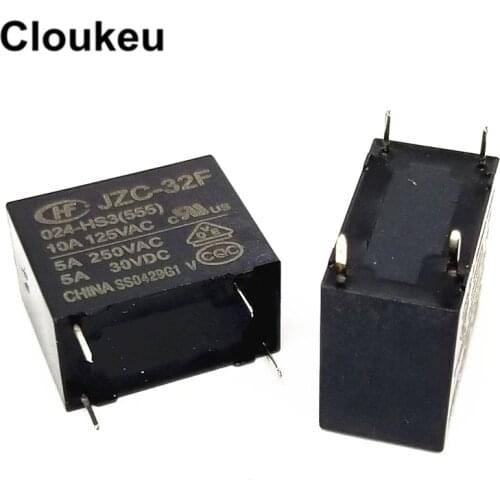 JZC-32F-024-HS3 24V 5A Relay DIP4 HF32F-024-HS3
