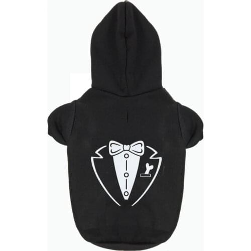 Suit Printed Pet Puppy Dog Clothes Hoodies Jumpers Tracksuits for Chihuahua Teacup Care or Large Dogs