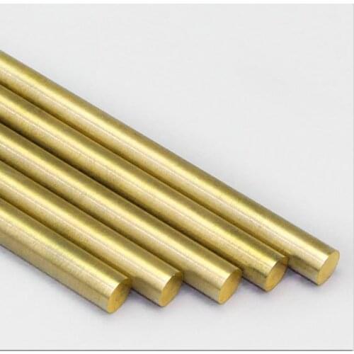 1/2/3/4/5/6/7/8/9/10mm brass rod copper h62 brass cutting tool diy hand rivet bar