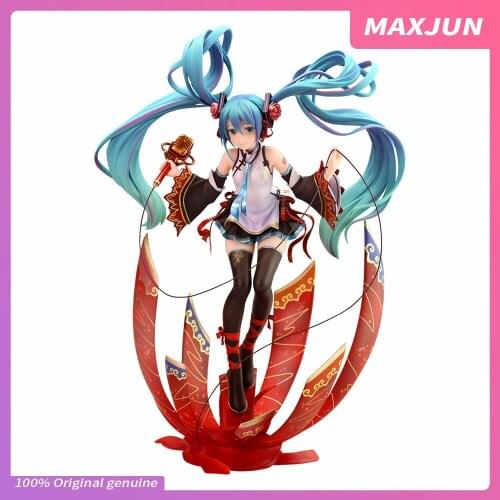 MAXJUN 27cm SEGA Anime Miku Figure Alphamax MIKU EXPO PVC Action Figure Collection Model Doll anime figure kawaii VOCALOID