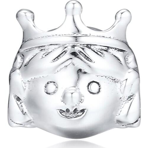 Fits for Pandora Bracelets Precious Princess Beads Authentic 925 Sterling Silver Jewelry Charms Wholesale Free Shipping