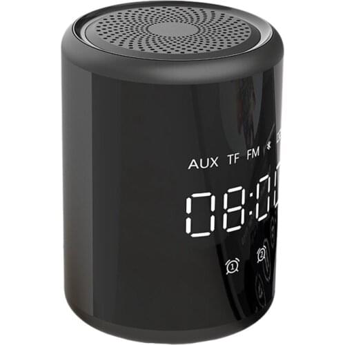 Led Sound Bar Alarm Clock Bluetooth Speaker Home Theater Surround Soundbar for Pc Tv Computer Wireless Speaker