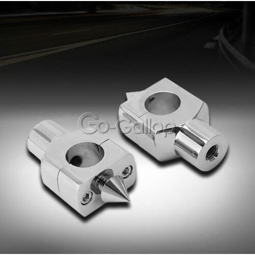 Universal Motorcycle Chrome 1" Handlebar Risers Mounting For Honda Shadow Spirit VT700 VT750 VT1100 VTX 1300 C R S RETRO VTX1800