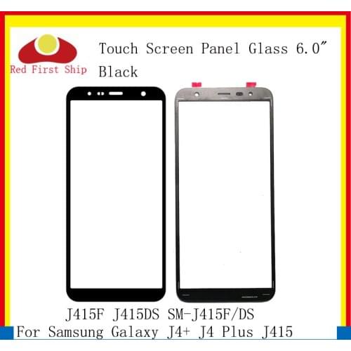10Pcs/lot Touch Screen For Samsung Galaxy J4+ J4 Plus J415 J415F J415DS Touch Panel Front Outer Glass J4+ 2018 LCD Glass Lens