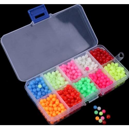 1000 Pieces Fishing Pearl Bait Luminous Pearl Bait Sea Fish Pearl Bait