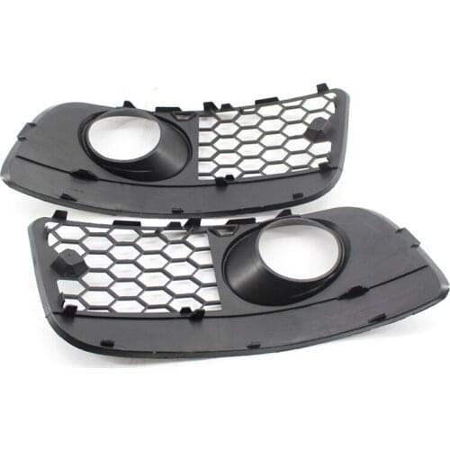 2X Honeycomb Open Vent Fog Light Grille Grilles for MK5 GTI GLI Jetta 2006-09