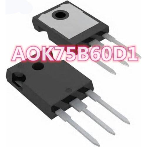 Good quality AOK75B60D1 K75B60D1 IGBT 600V 150A 500W TO247 Free shipping