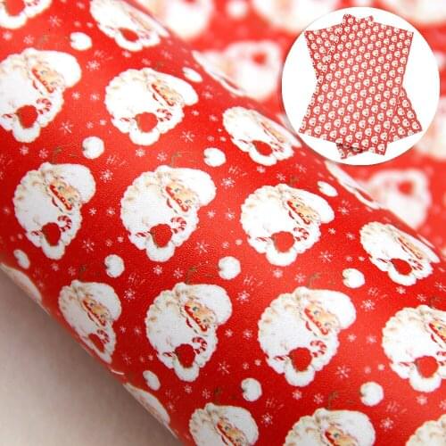 David accessories 20*33cm Animal Printed Smooth Synthetic Leather Fabric DIY Bows Bags Phone Cover Faux Leather Sheets ,1Yc10571