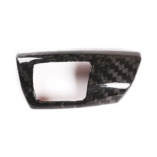 For 16-19 BMW X3 Carbon fiber interior modification stickers Car Center Console Gear Shift Head Cover Trim