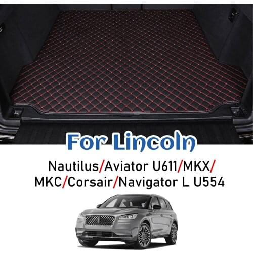 For Lincoln Nautilus Aviator U611 MKX MKC Corsair Navigator L U554 2010-2022 Car Trunk Mat Rear Trunk Floor Mat Accessories