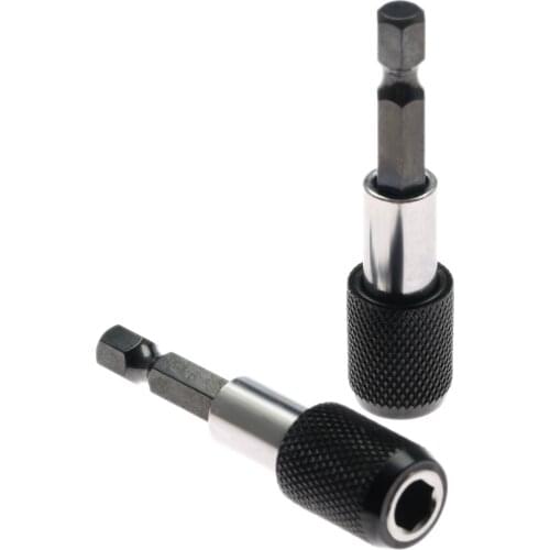 1Pc Electric Drill Bit Holder 60mm Magnetic Quick Release Screwdriver Bit Holder Tool 1/4 Hex Shank Power Tool Dremel Accessorie