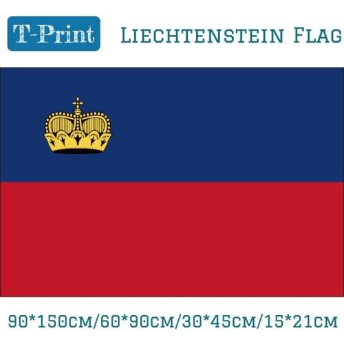 Liechtenstein National Flag 3x5ft Hanging Flag With Brass Metal Holes 30*45cm/15*21cm/90*150cm/60*90cm