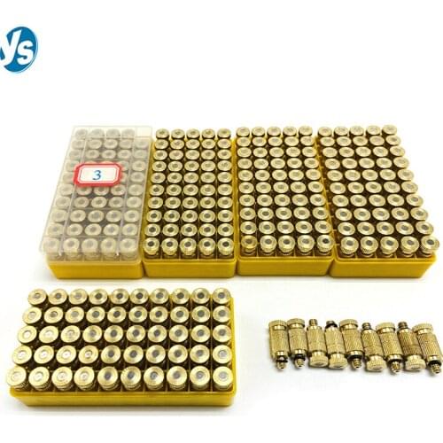 YS FD series high pressure pump fogging nozzle humidifying brass micro nozzle, misting spray nozzle