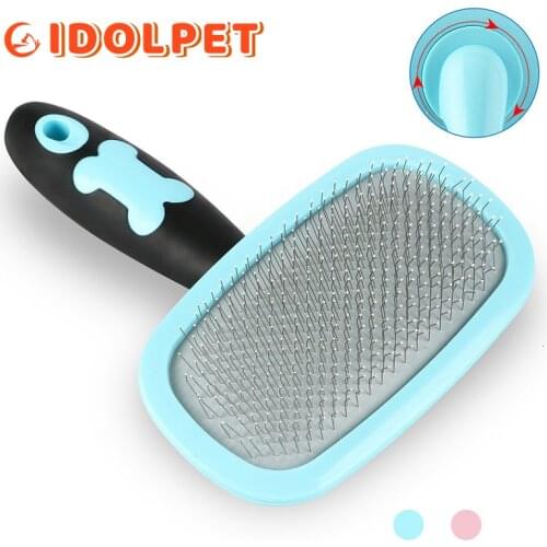 Pet Needle Combs Rotatable Slicker Brush Small Medium Dogs Hair Brushes Hair Removal Knotting Comb Grooming Supplies For Dog Cat