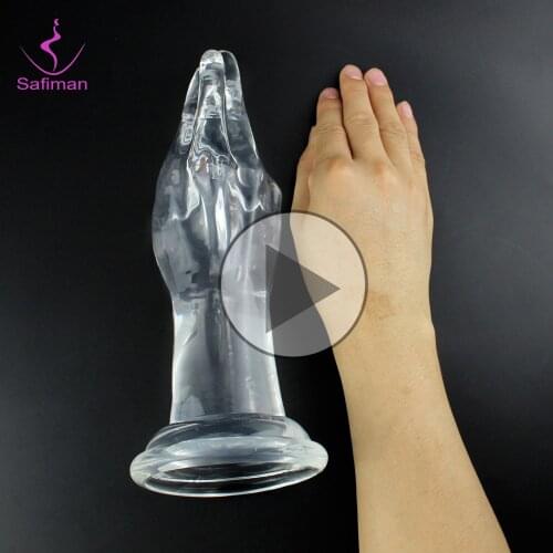 Super Large Penis Fisting Anal Plug Huge Dildo Butt Plug Silicone Sex Toys Suction Big Hand Anal Stuffed Sex Toys for Woman Men