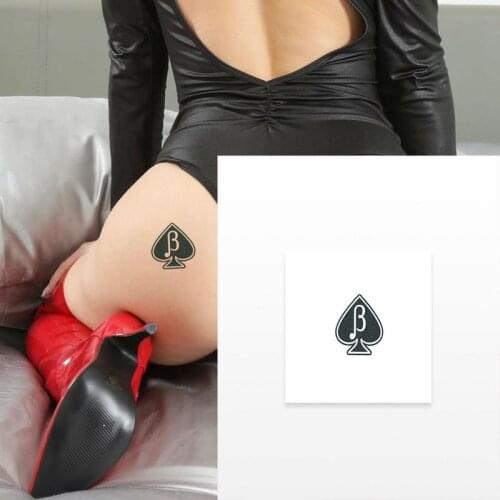 4 or 9x Beta Boy Temporary Tattoos Sex Game Play Hot Fetish for Master and Slave BDSM Waterproof Sticker