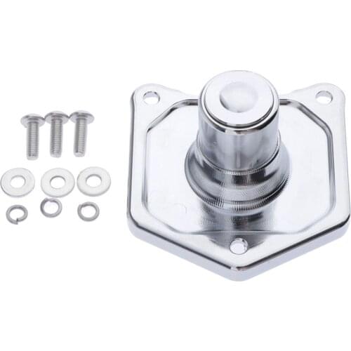 Solenoid Starter Button Replacement for Harley Big Twin 91-07 (Silver)