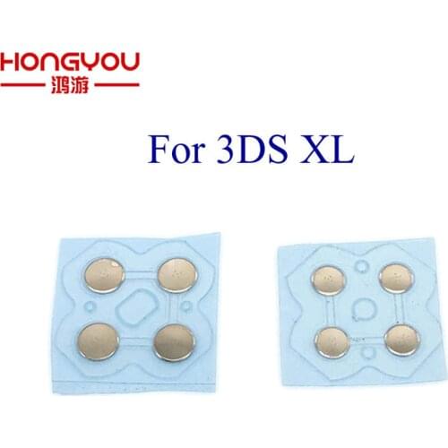 10Set ABXY Key Button Conductive Film Conducting Strip for Nintendo 3DSXL 3DSLL Game Console Button Circuit PCB Pads
