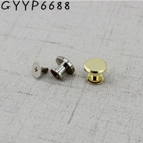 10pcs 50pcs High quality screws Solid Nail Leather Screw Rivet Bags Decoration DIY bags hardware accessories
