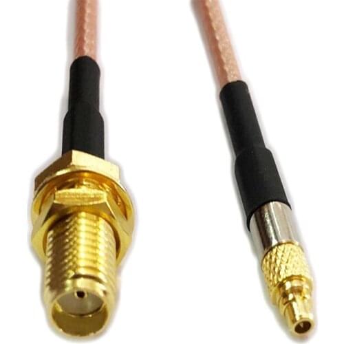 10pcs SMA Female to MMCX Male Straight Connector RF Pigtail Cable RG316 10/15/20/30/50cm 1/2/3m