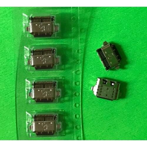 100pcs/Lot USB Charger Connector Jack Socket Charging Port Dock Female Power Plug For Motorola Moto G6