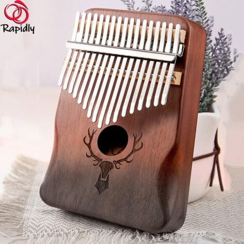 17-Key Kalimba Thumb Piano High-Quality Wooden Musical Instrument Free Engraving Among Us Kalimba Kimi Original Kalimba. Tono G