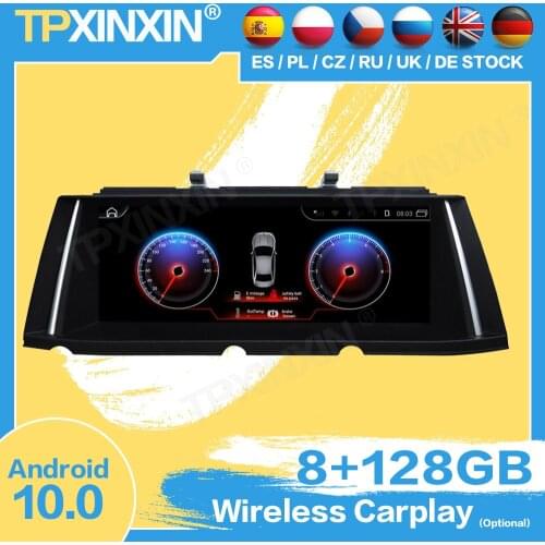 1DIN Carplay Radio Receiver Android Screen For BMW 7er F01 F02 F03 F04 2008 2009 2010 2011 2012 Audio Stereo GPS Video Head Unit