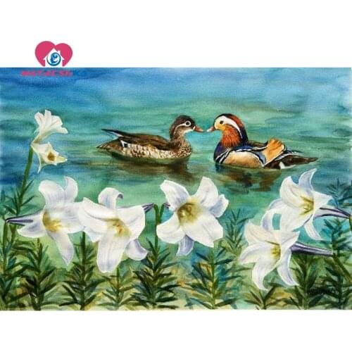 Diamond embroidery landscape flowers swan Rubiks Cube Diamond mosaic full round rhinestones 5d diy diamond painting full drill